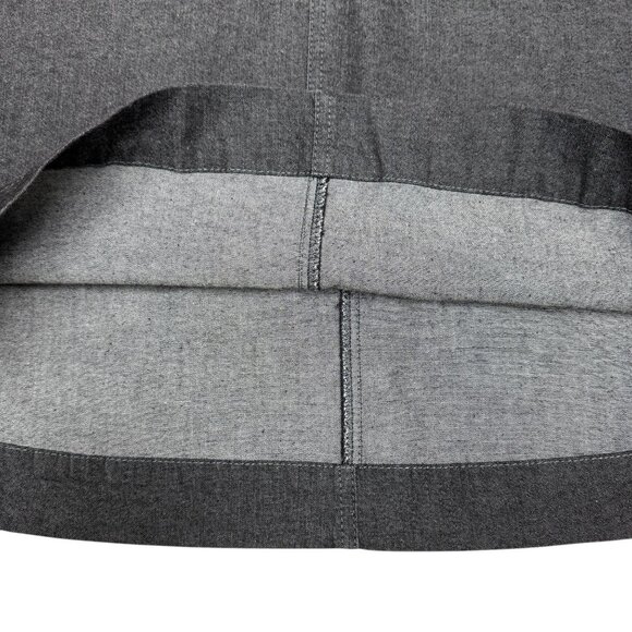 EUC Women's EILEEN FISHER Long A-Line Denim‎ Black Skirt | Size S - Picture 4 of 9